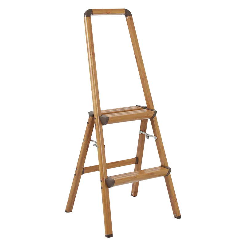 +LADDER XTEND AL. DAF-AT2 TEAKWOOD FINISHED